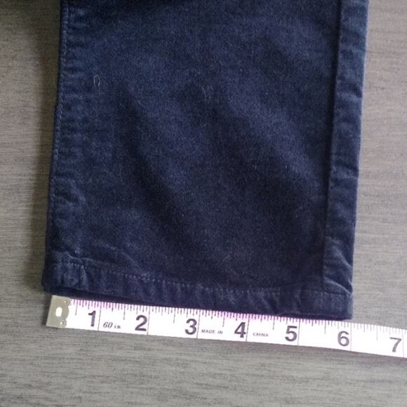 AG Adriano Goldschmied Isabelle Velvet Black High-Rise Straight Crop Size 23R - Picture 7 of 16